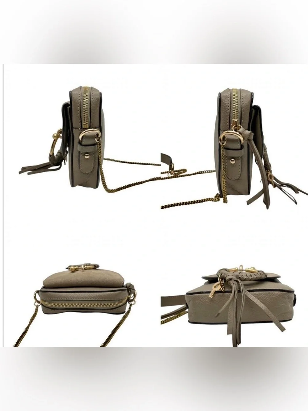 Chloé Joan Small Leather & Suede Crossbody Bag